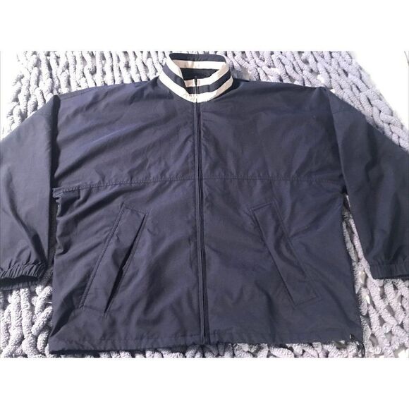 Cutter And Buck Navy Blue XLarge Jacket Full Zip.  X - Picture 1 of 7
